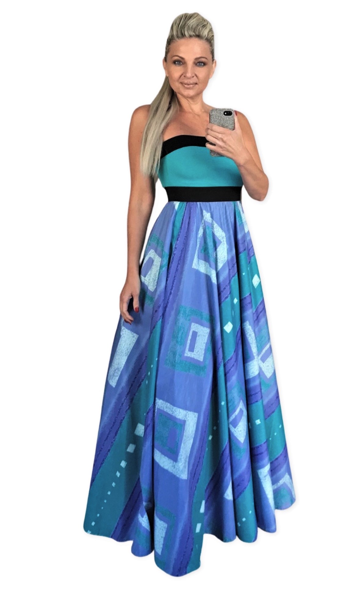 Dlouhé letní šaty - BOROS DR-L-BG 01